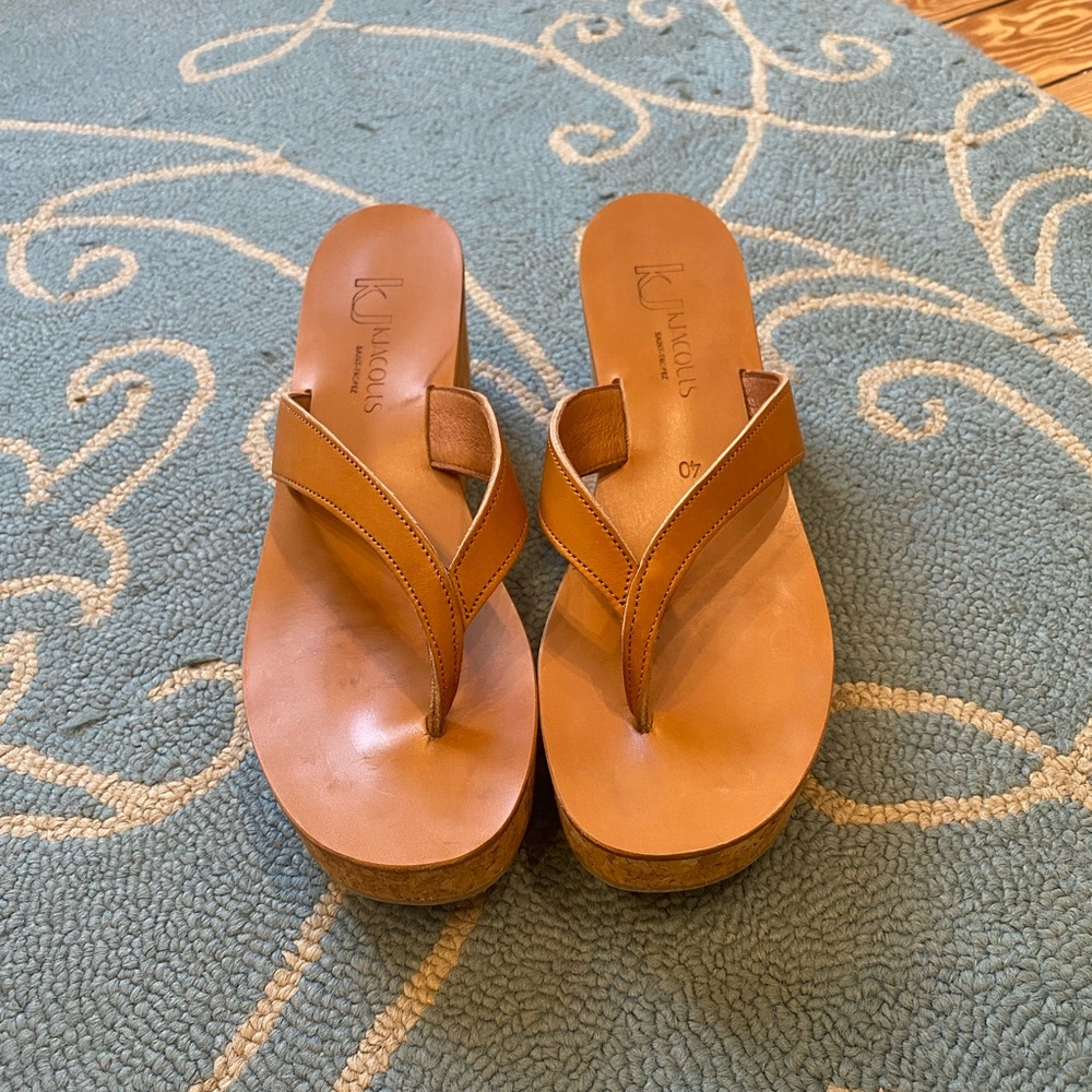 K.Jacques wedge sandals (size 40)